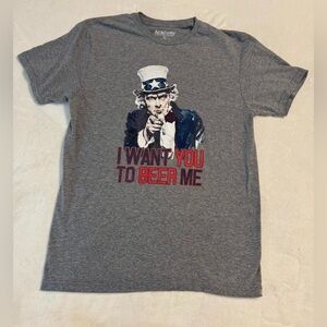 Patriotic "I Want You To Beer Me" Tee
